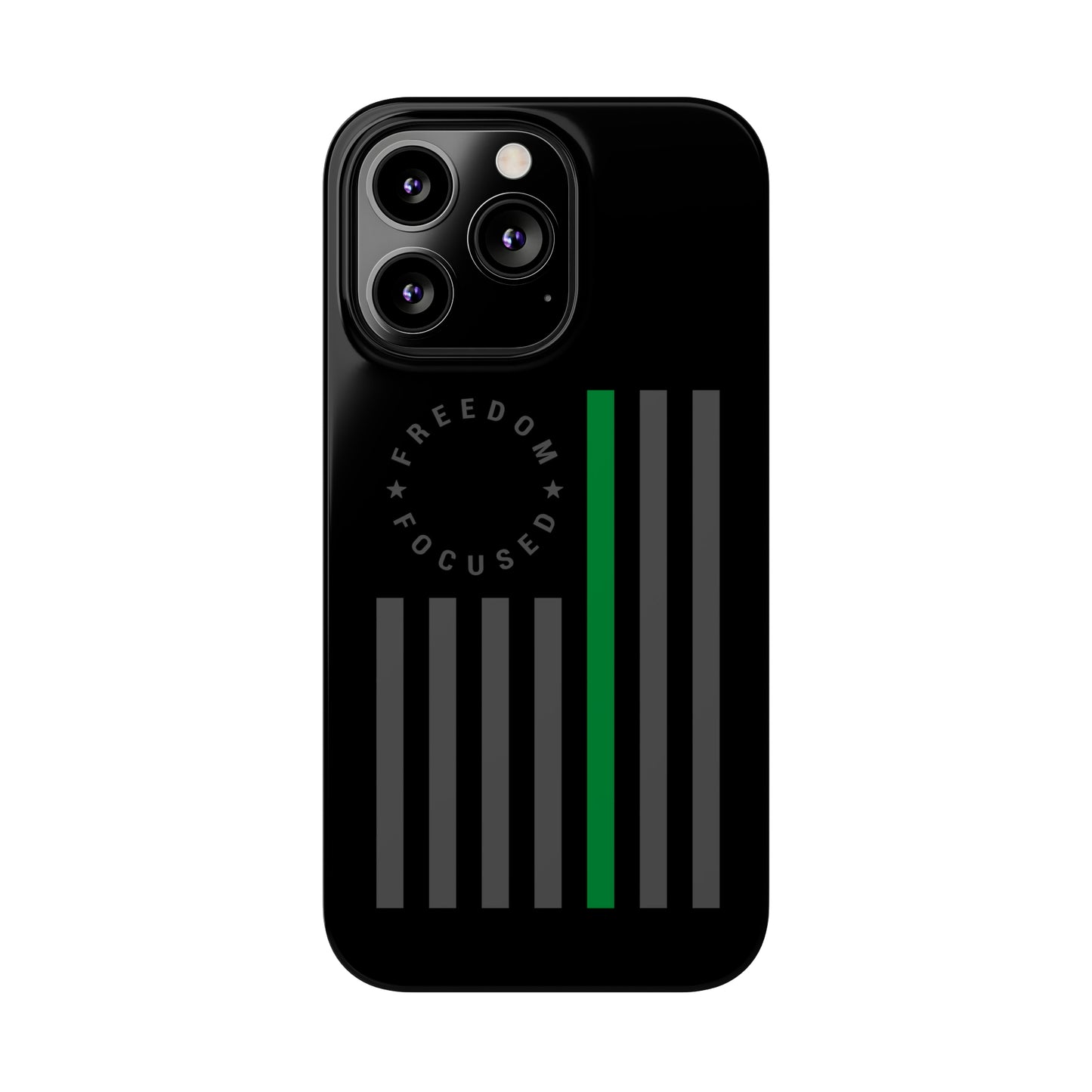 Freedom Collection (Thin Green Line) - iPhone Cases