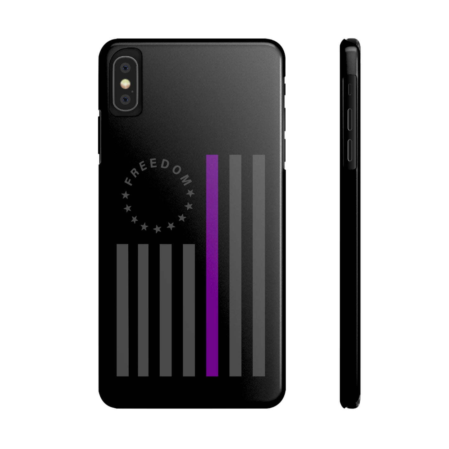 Freedom Collection - (Thin Purple Line) - iPhone Cases