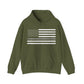 Warrior Collection (Thin Silver Line) - Unisex Heavy Blend™ Hooded Sweatshirt