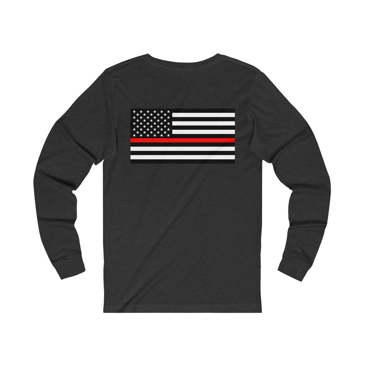 Standard Collection (Thin Red Line) - Unisex Jersey Long Sleeve Tee