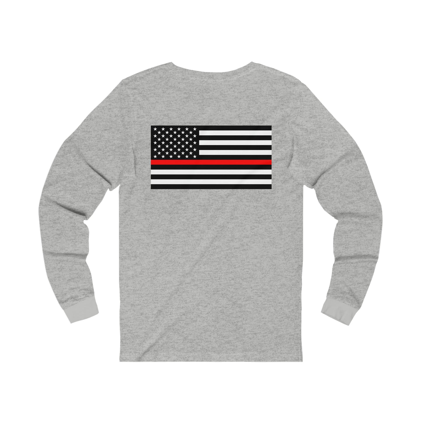 Standard Collection (Thin Red Line) - Unisex Jersey Long Sleeve Tee