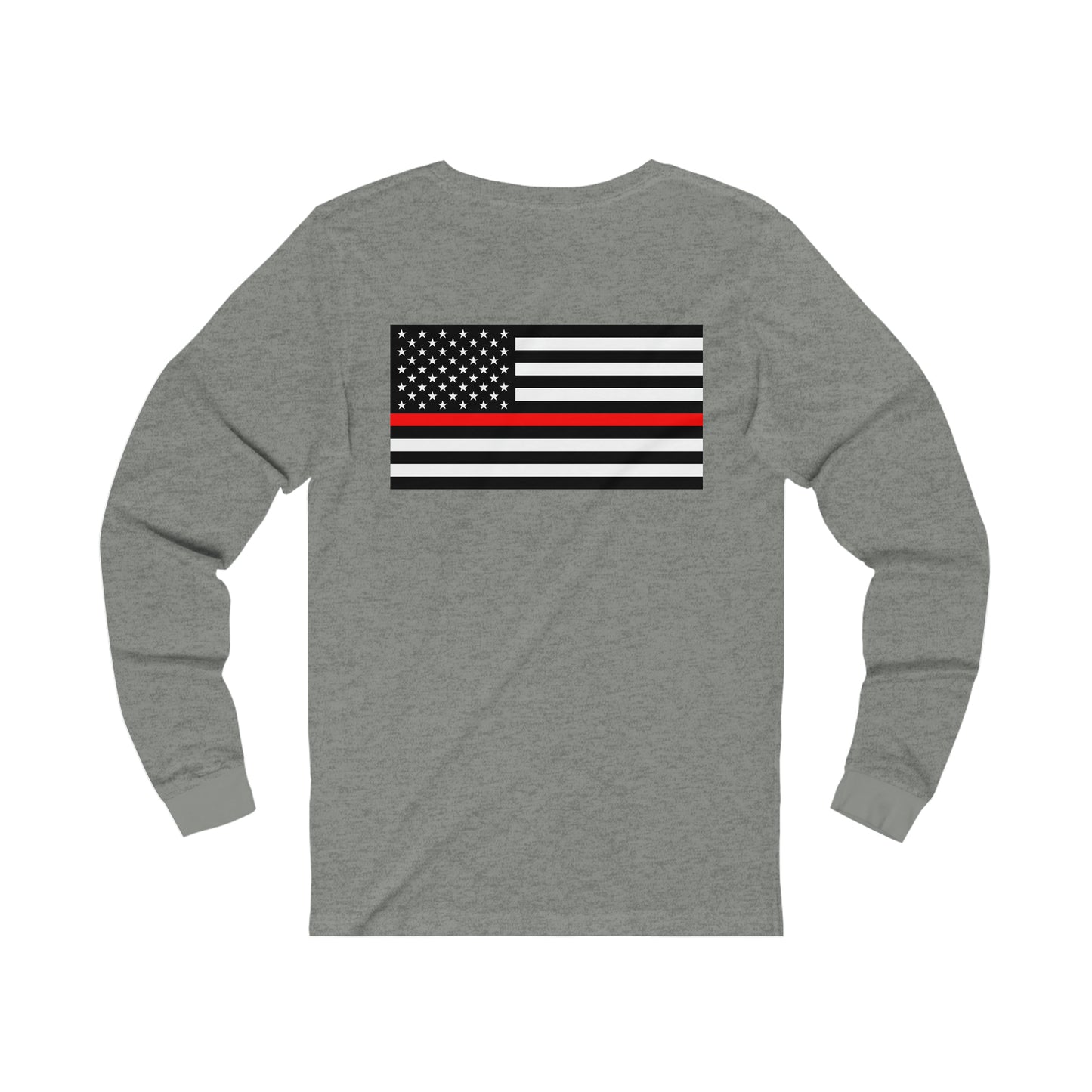 Standard Collection (Thin Red Line) - Unisex Jersey Long Sleeve Tee