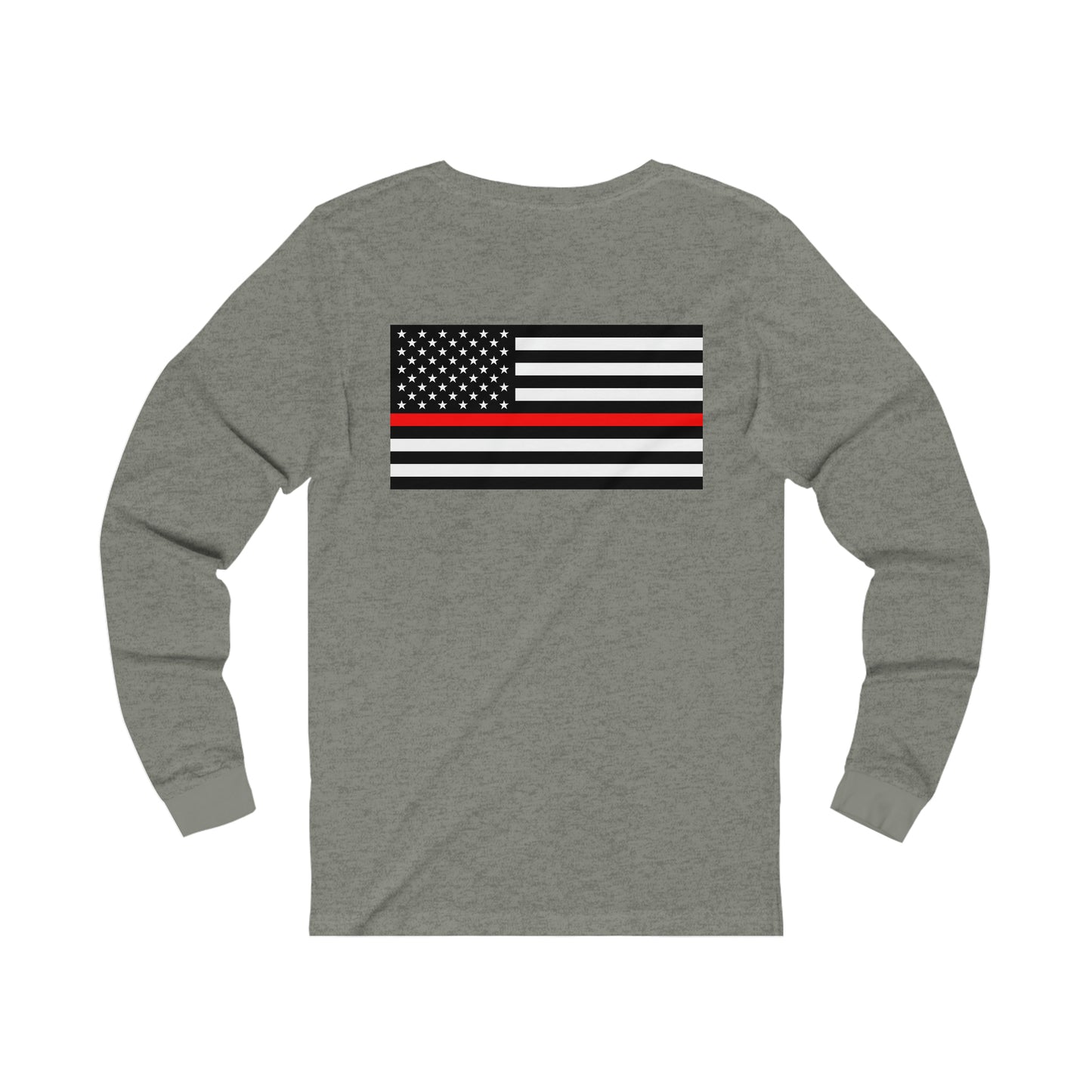 Standard Collection (Thin Red Line) - Unisex Jersey Long Sleeve Tee