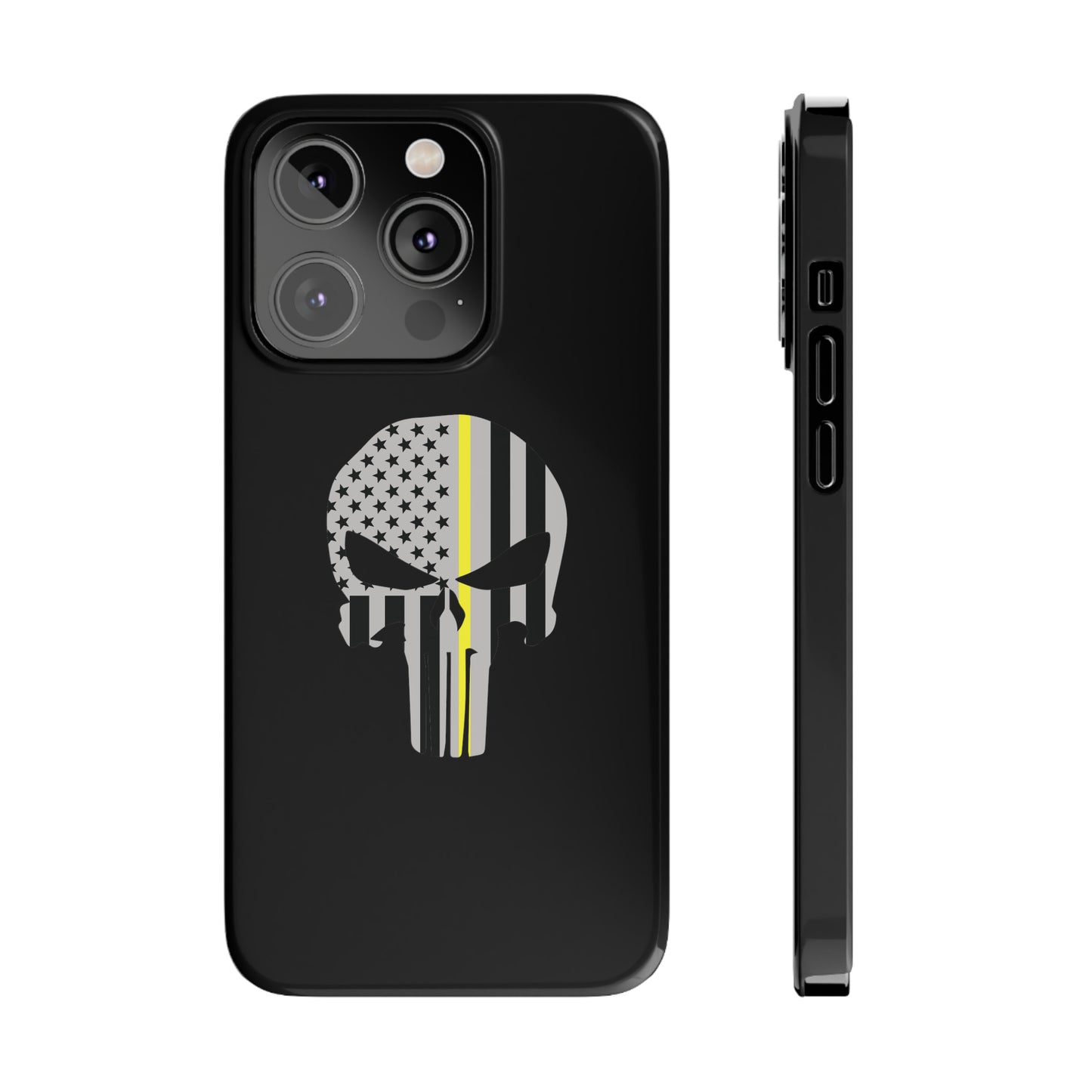 American Punisher Collection (Thin Yellow Line) - iPhone Cases