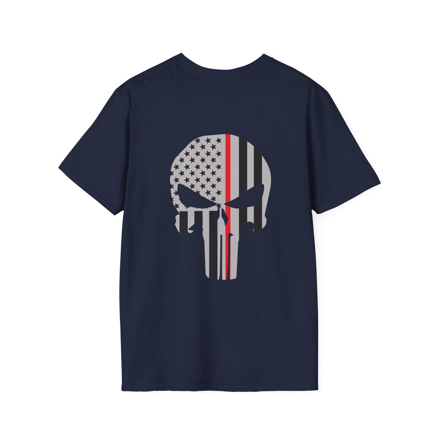 American Punisher Collection (Thin Red Line) - Unisex Softstyle T-Shirt