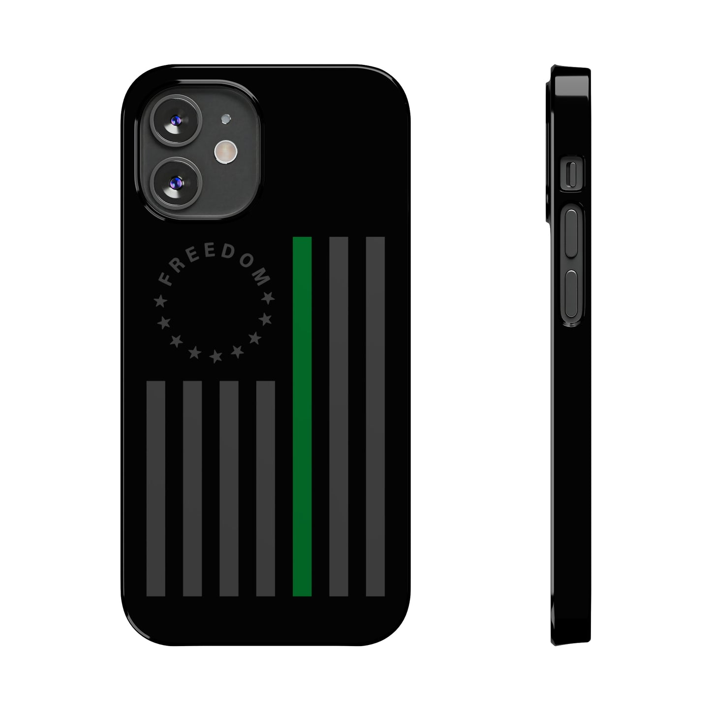 Freedom Collection - (Thin Green Line) - iPhone Cases