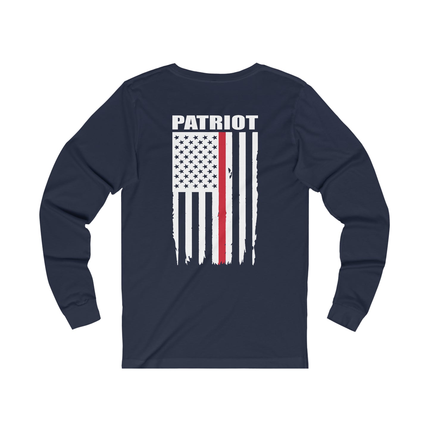 Patriot Collection (Thin Red Line) - Unisex Jersey Long Sleeve Tee