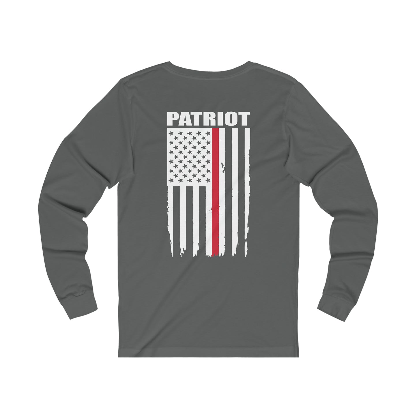 Patriot Collection (Thin Red Line) - Unisex Jersey Long Sleeve Tee