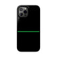 Thin Line Collection (Thin Green Line) - iPhone Cases