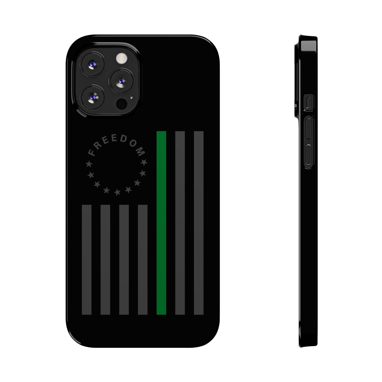 Freedom Collection - (Thin Green Line) - iPhone Cases