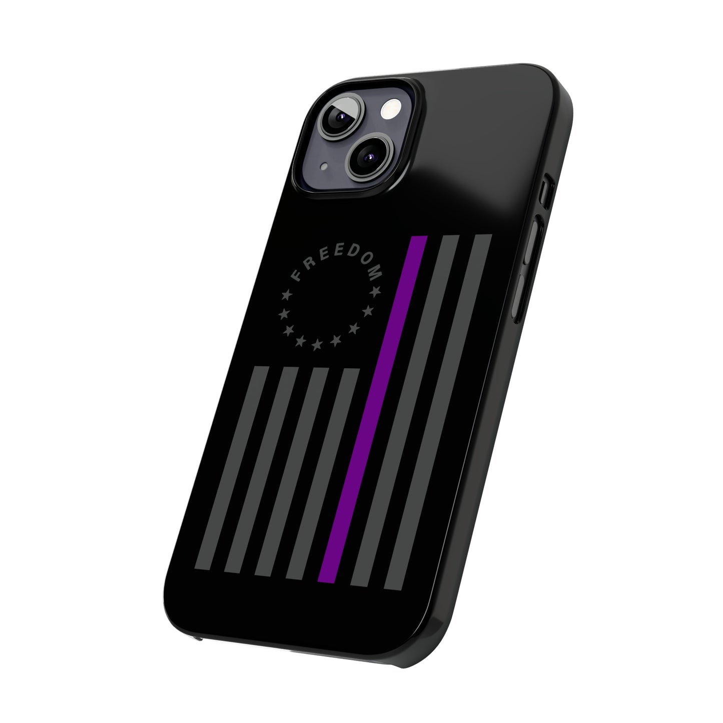 Freedom Collection - (Thin Purple Line) - iPhone Cases