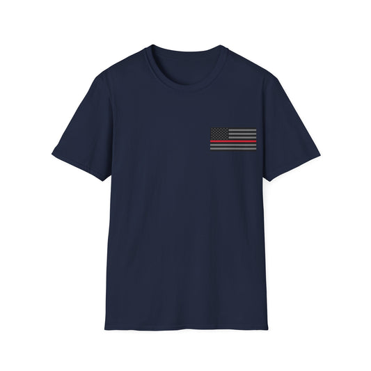 Never Forget Collection (Thin Red Line) - Unisex Softstyle T-Shirt