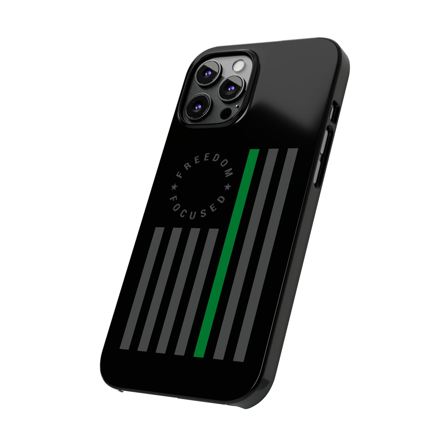 Freedom Collection (Thin Green Line) - iPhone Cases