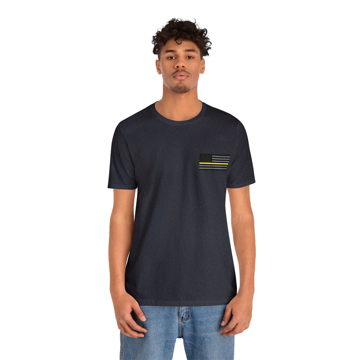 Never Forget Collection (Thin Yellow Line) - Unisex Fuser T-shirt