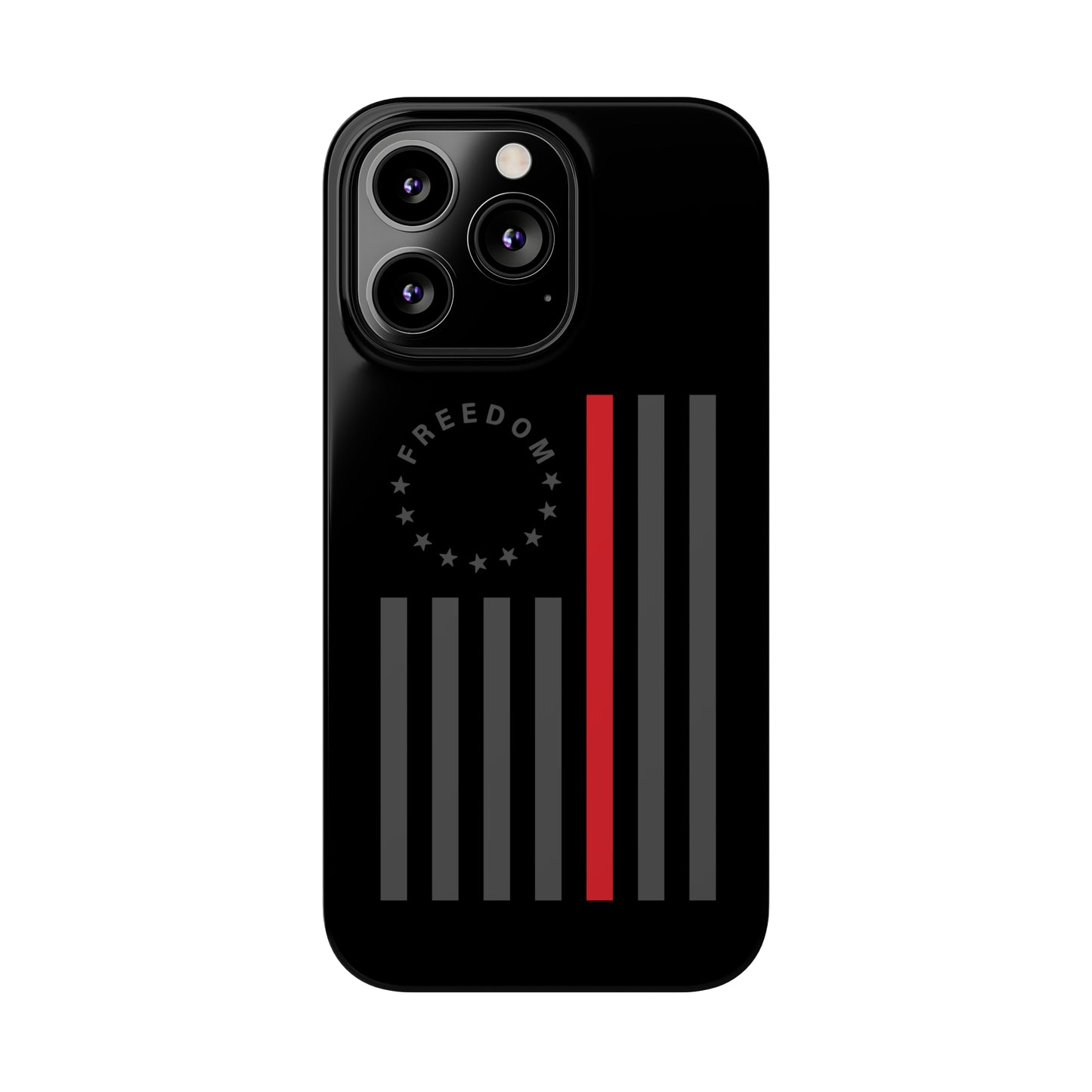 Freedom Collection - (Thin Red Line) - iPhone Cases