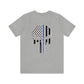 American Punisher Collection (Thin Blue Line) - Unisex Fuser T-shirt