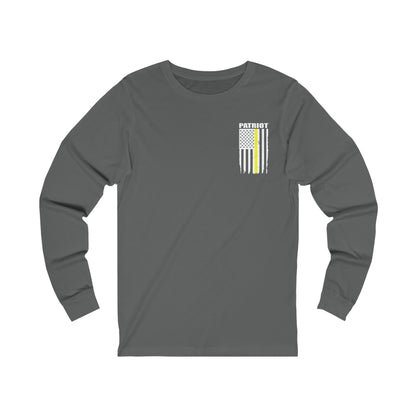 Patriot Collection (Thin Yellow Line) - Unisex Jersey Long Sleeve Tee