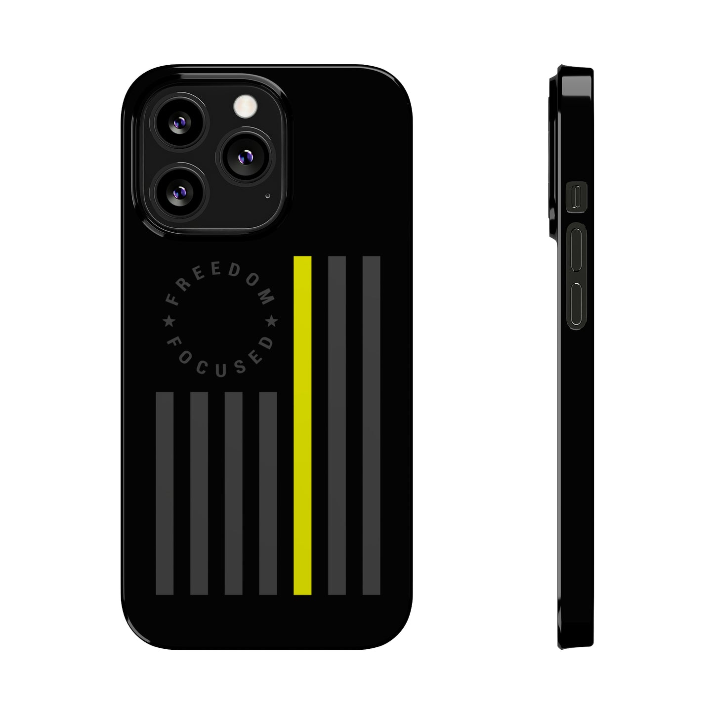 Freedom Collection (Thin Yellow Line) - iPhone Cases