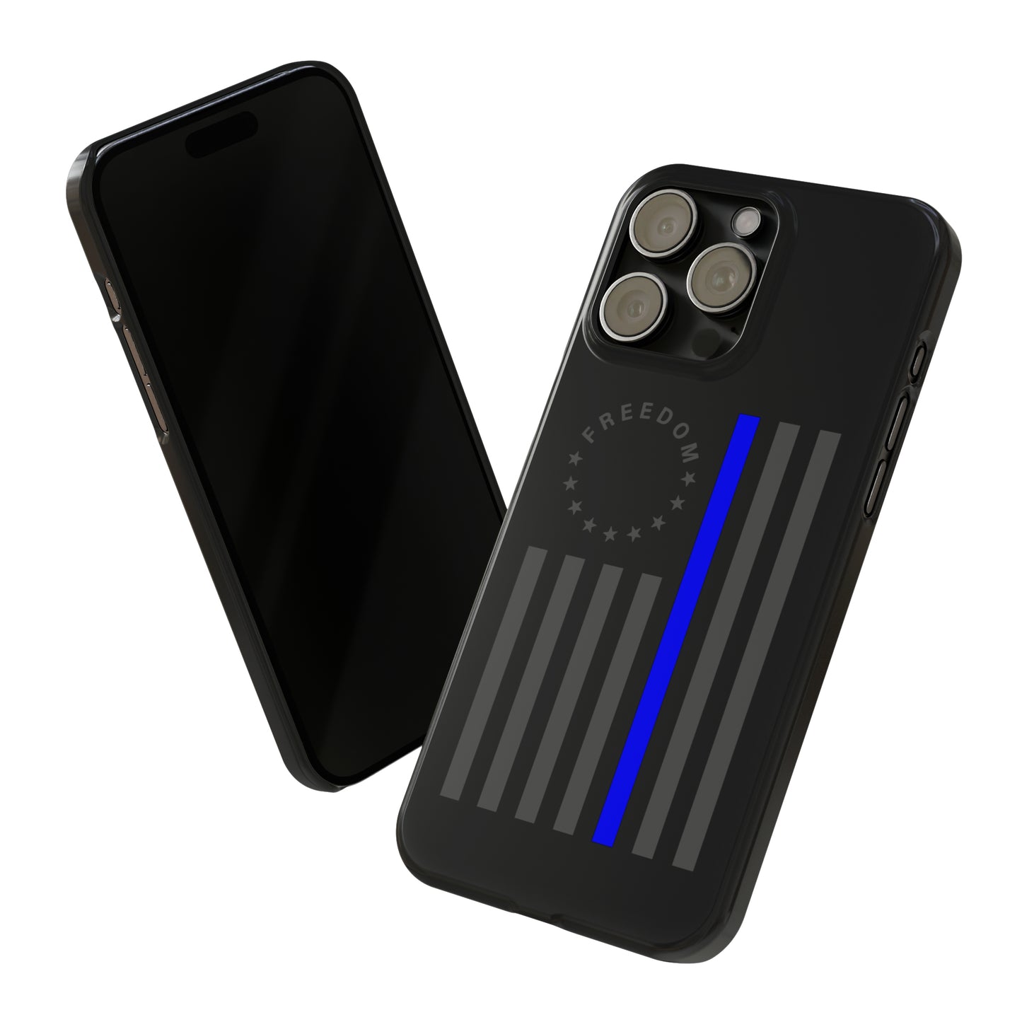 Freedom Collection - (Thin Blue Line) - iPhone Cases