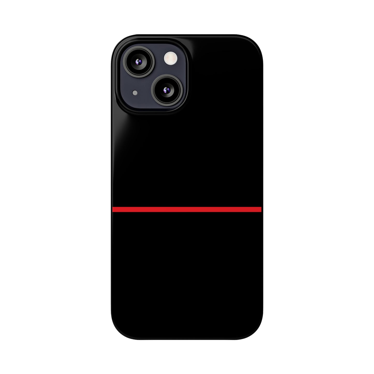 Thin Line Collection (Thin Red Line) - iPhone Cases