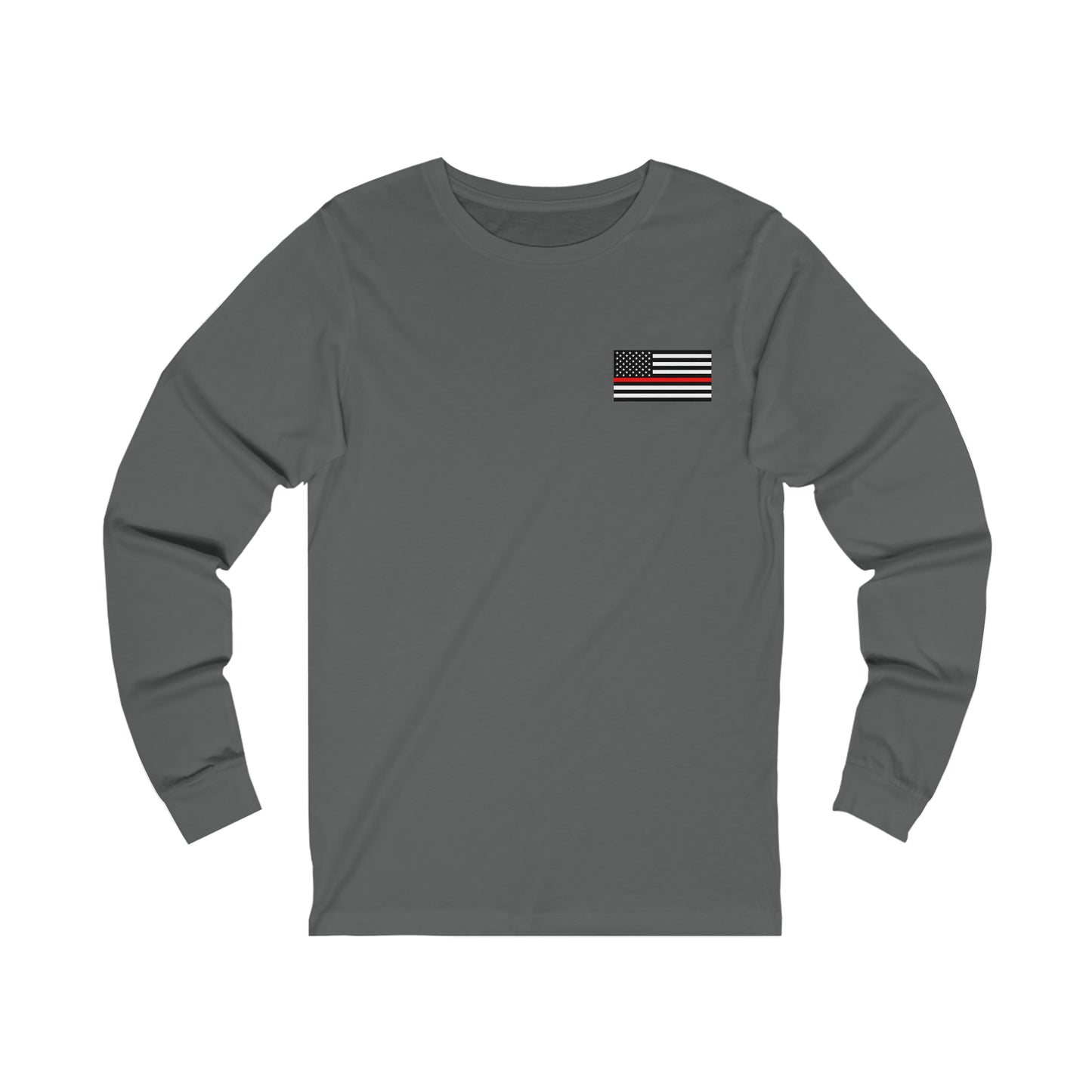 Standard Collection (Thin Red Line) - Unisex Jersey Long Sleeve Tee