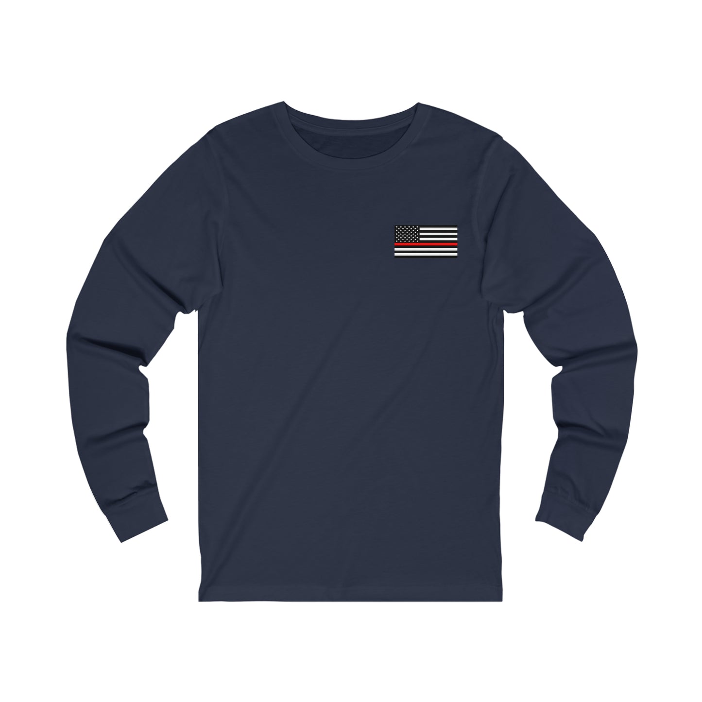 Standard Collection (Thin Red Line) - Unisex Jersey Long Sleeve Tee