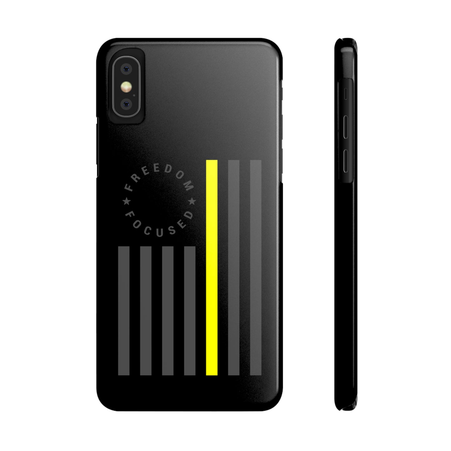 Freedom Collection (Thin Yellow Line) - iPhone Cases