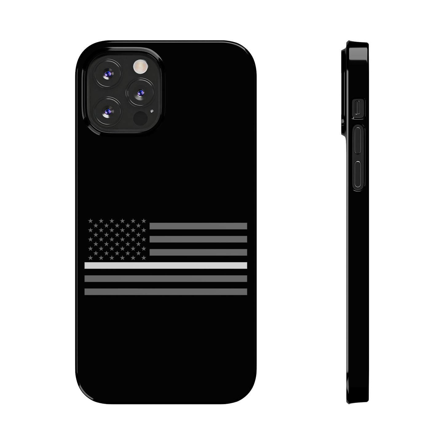 Never Forget Collection (Thin White Line) - iPhone Cases