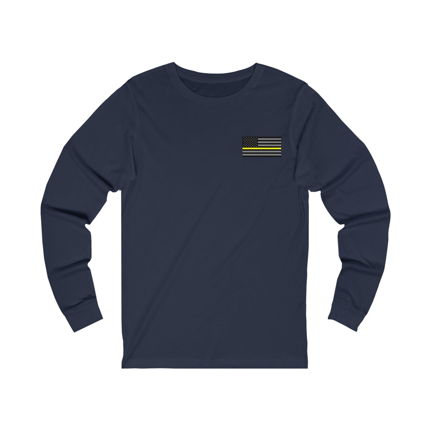 Never Forget Collection (Thin Yellow Line) - Unisex Jersey Long Sleeve Tee