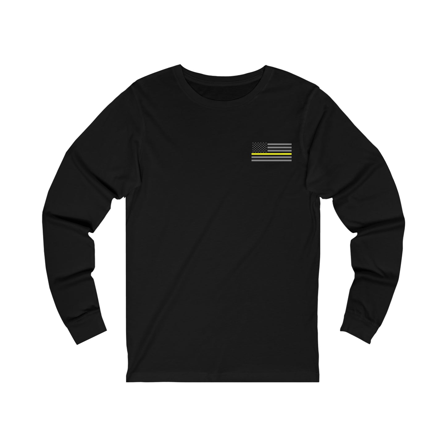 Never Forget Collection (Thin Yellow Line) - Unisex Jersey Long Sleeve Tee