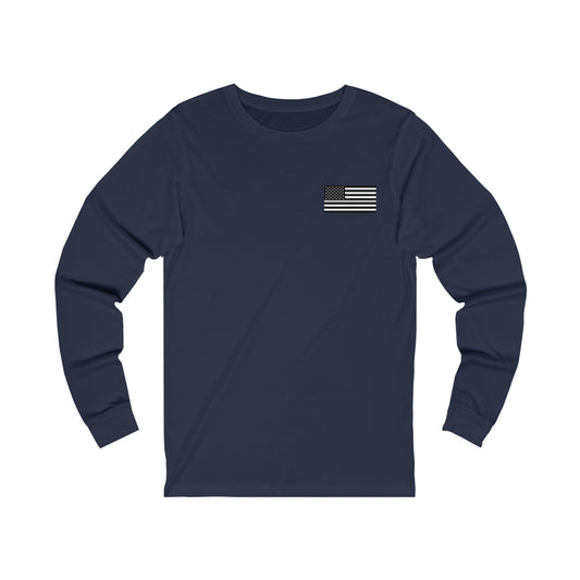 Standard Collection (Thin Silver Line) - Unisex Jersey Long Sleeve Tee