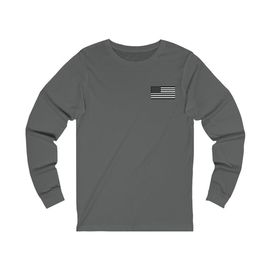 Standard Collection (Thin Silver Line) - Unisex Jersey Long Sleeve Tee