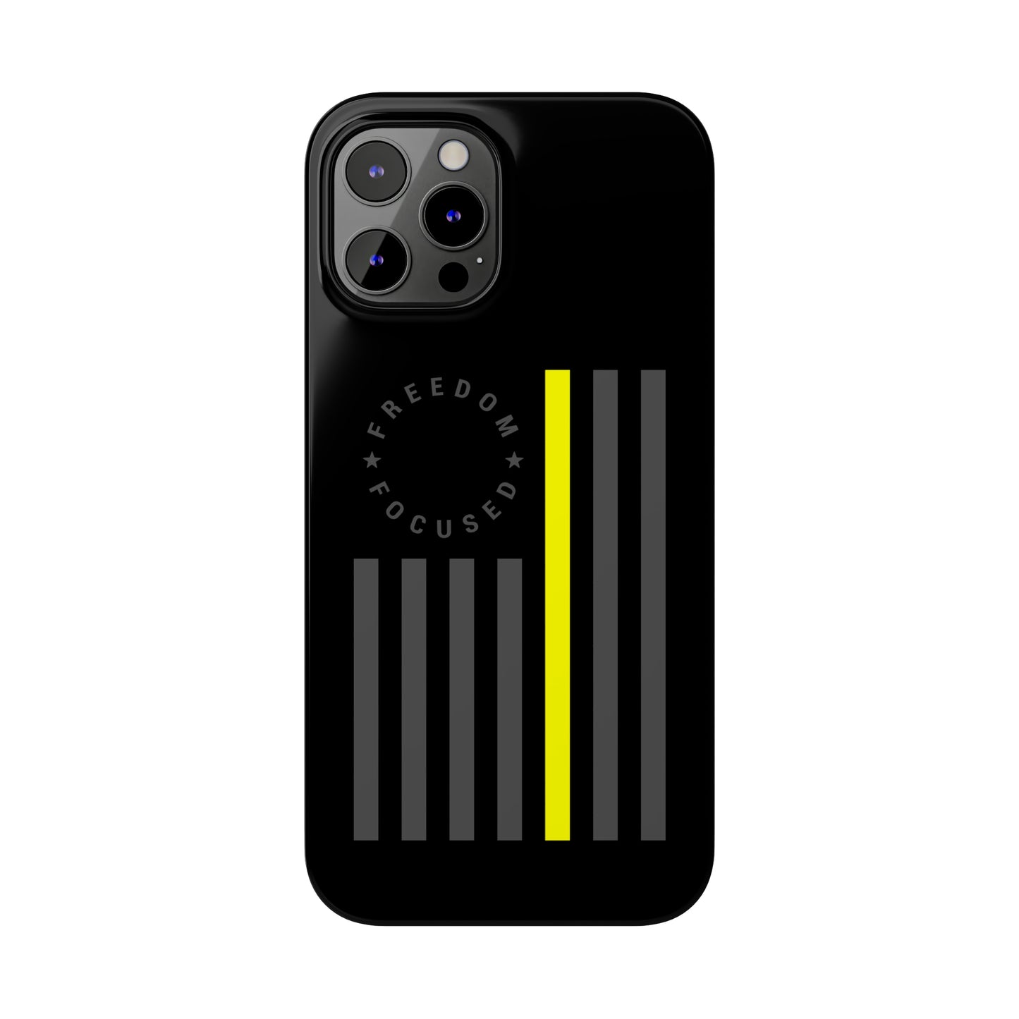 Freedom Collection (Thin Yellow Line) - iPhone Cases