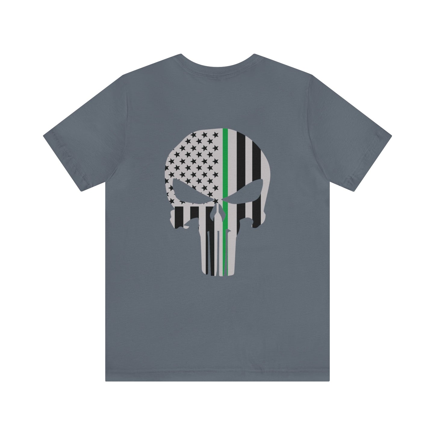 American Punisher Collection (Thin Green Line) - Unisex Fuser T-shirt