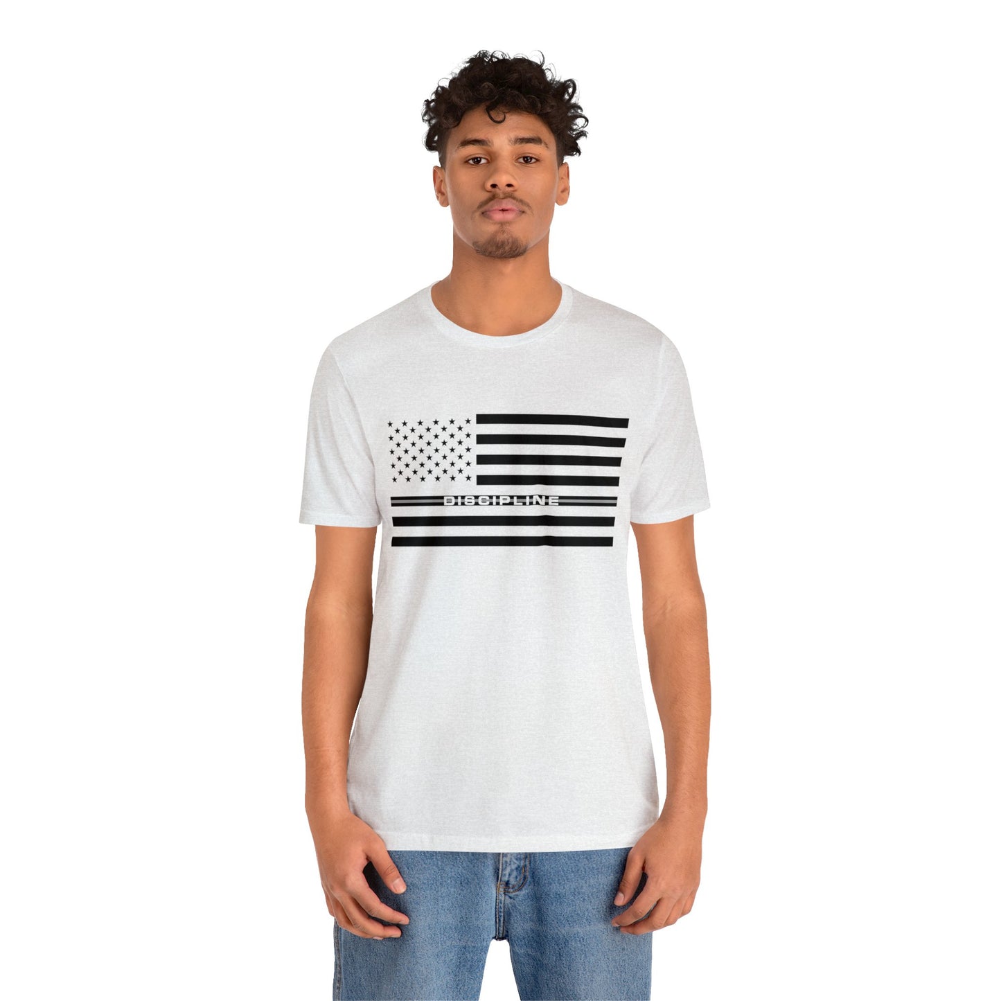 Classic Collection - Thin Silver Line (Discipline) - Unisex Jersey Short Sleeve  Tee