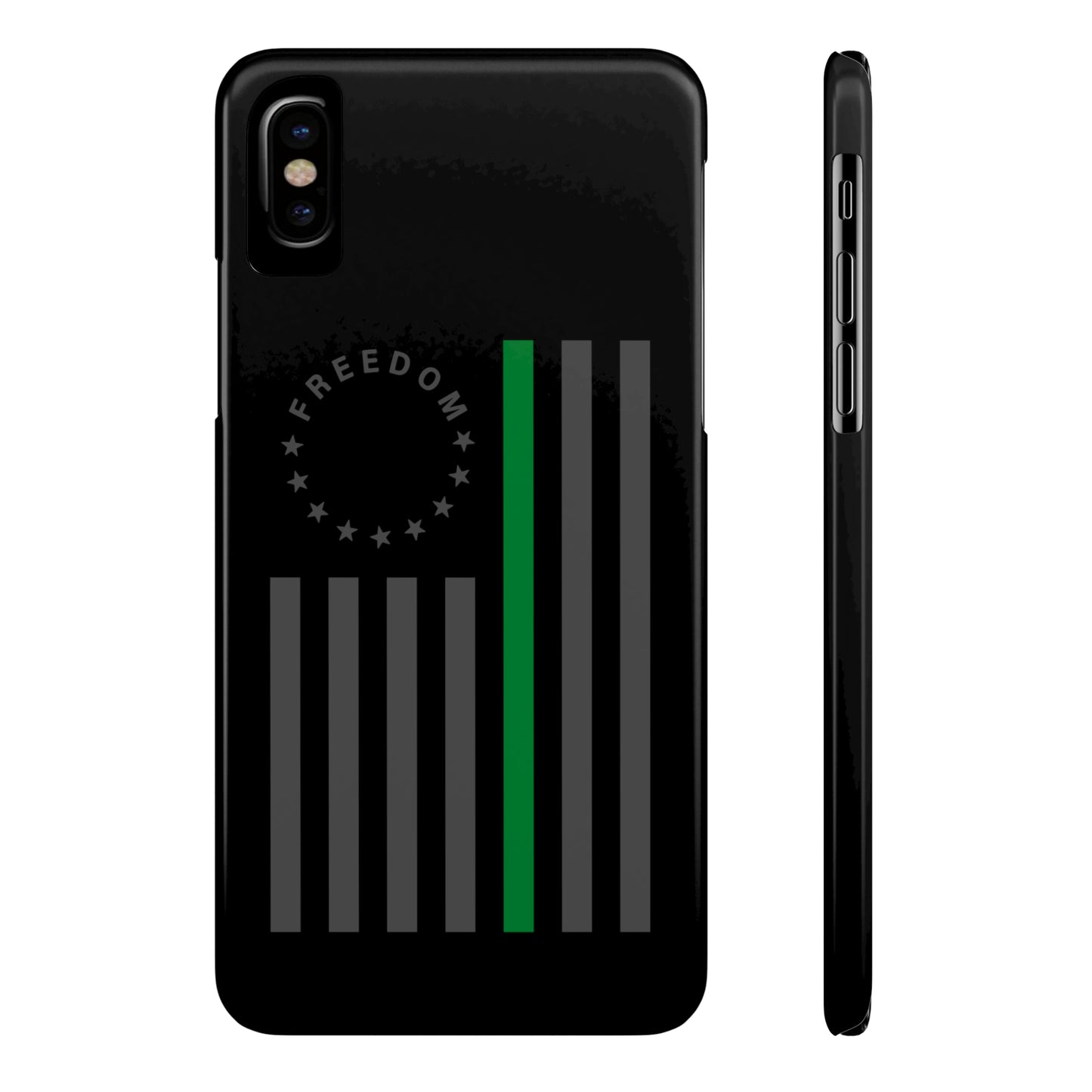 Freedom Collection - (Thin Green Line) - iPhone Cases