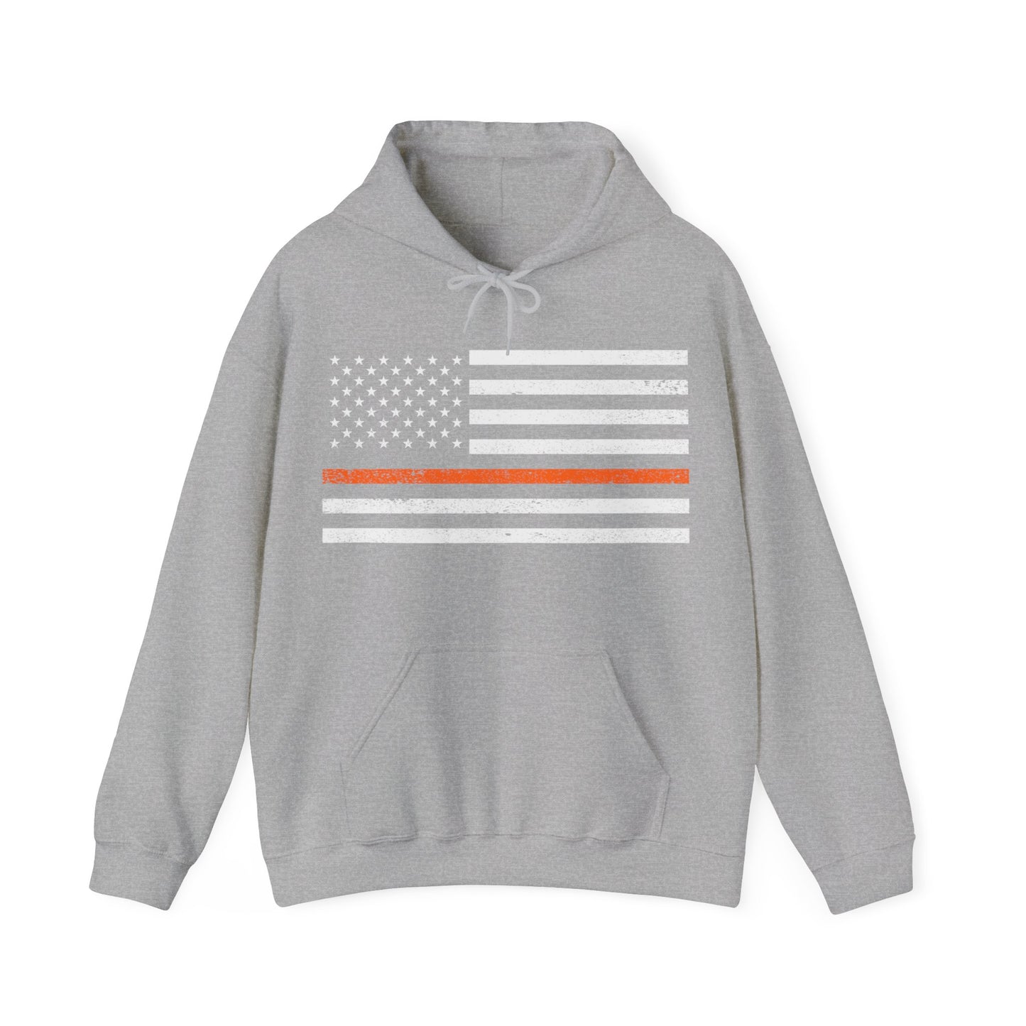 Warrior Collection (Thin Orange Line) - Unisex Heavy Blend™ Hooded Sweatshirt