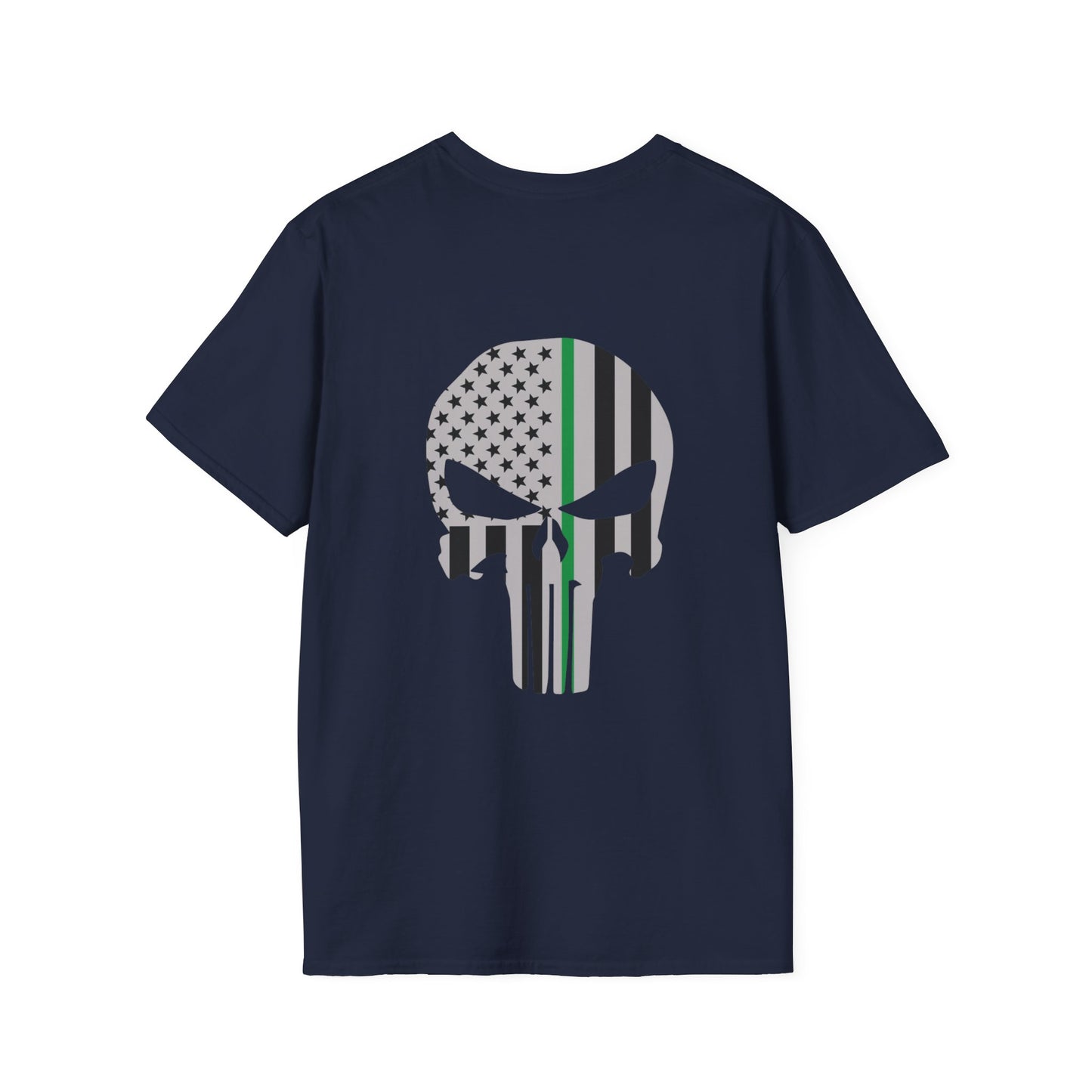 American Punisher Collection (Thin Green Line) - Unisex Softstyle T-Shirt