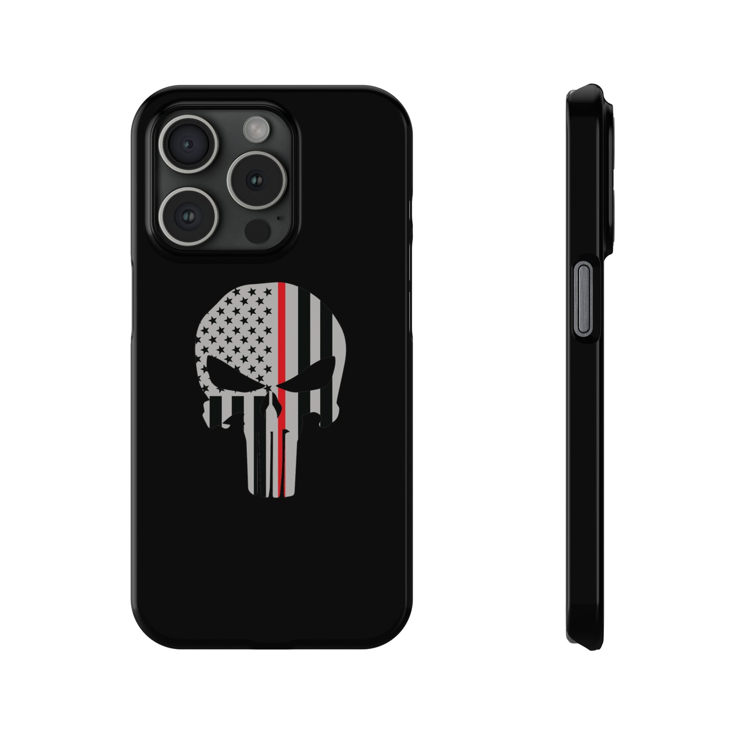 American Punisher Collection (Thin Red Line) - iPhone Cases