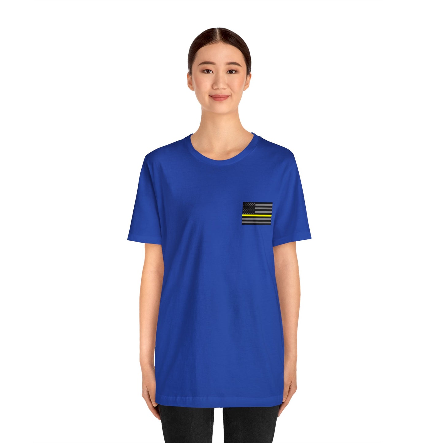 Never Forget Collection (Thin Yellow Line) - Unisex Fuser T-shirt