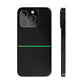 Thin Line Collection (Thin Green Line) - iPhone Cases