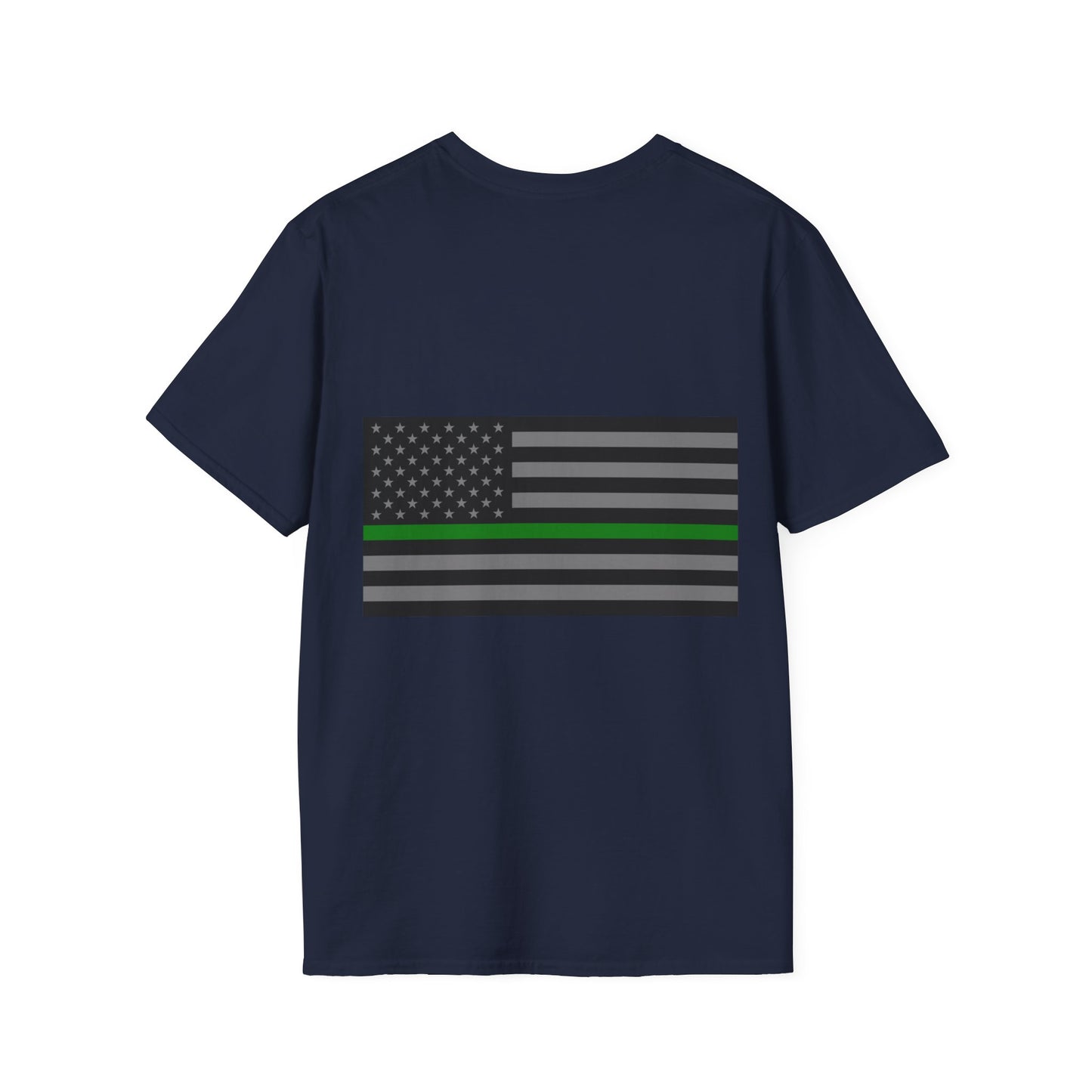 Never Forget Collection (Thin Green Line) - Unisex Softstyle T-Shirt