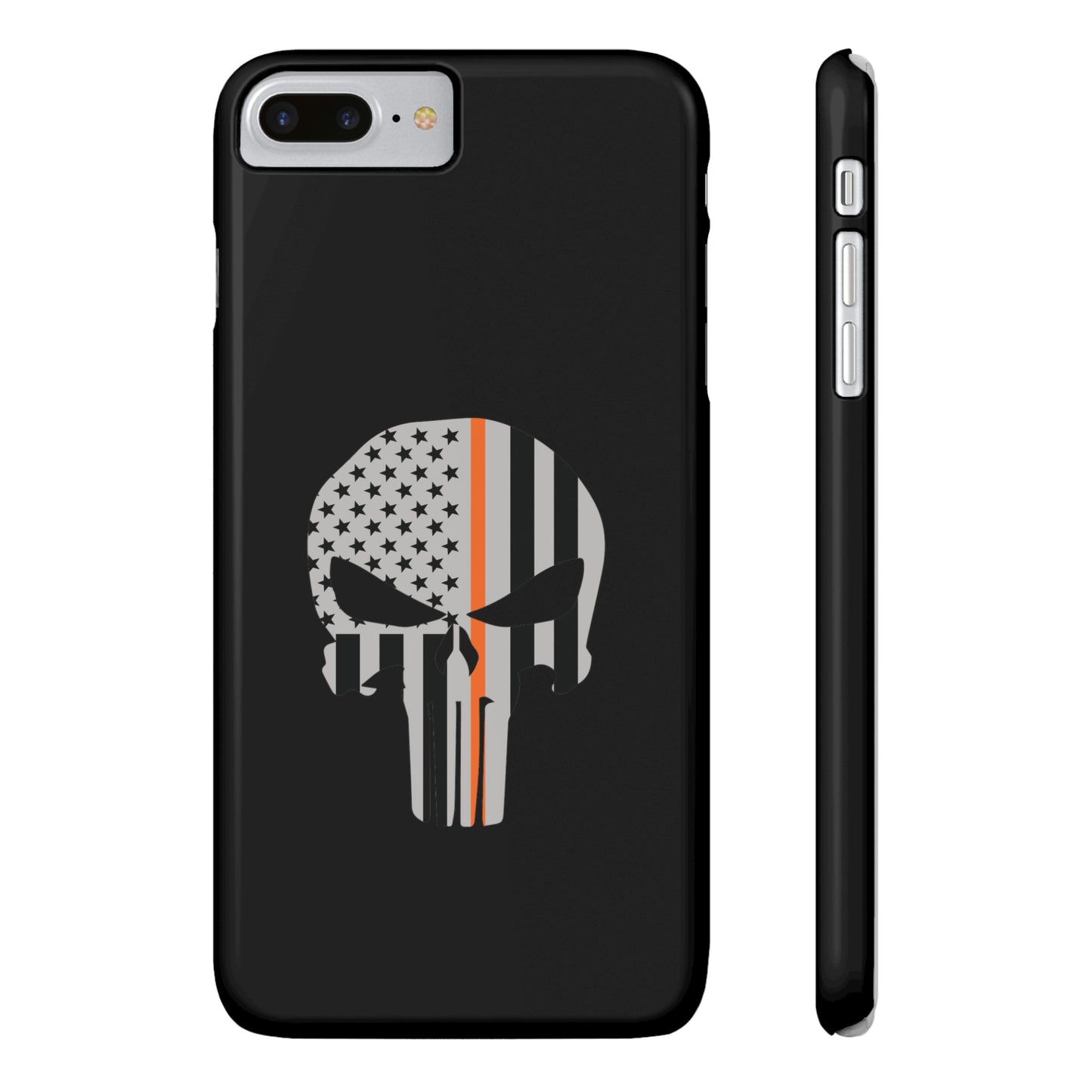 American Punisher Collection (Thin Orange Line) - iPhone Cases