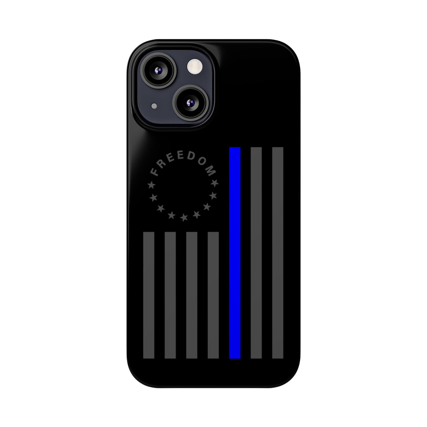 Freedom Collection - (Thin Blue Line) - iPhone Cases