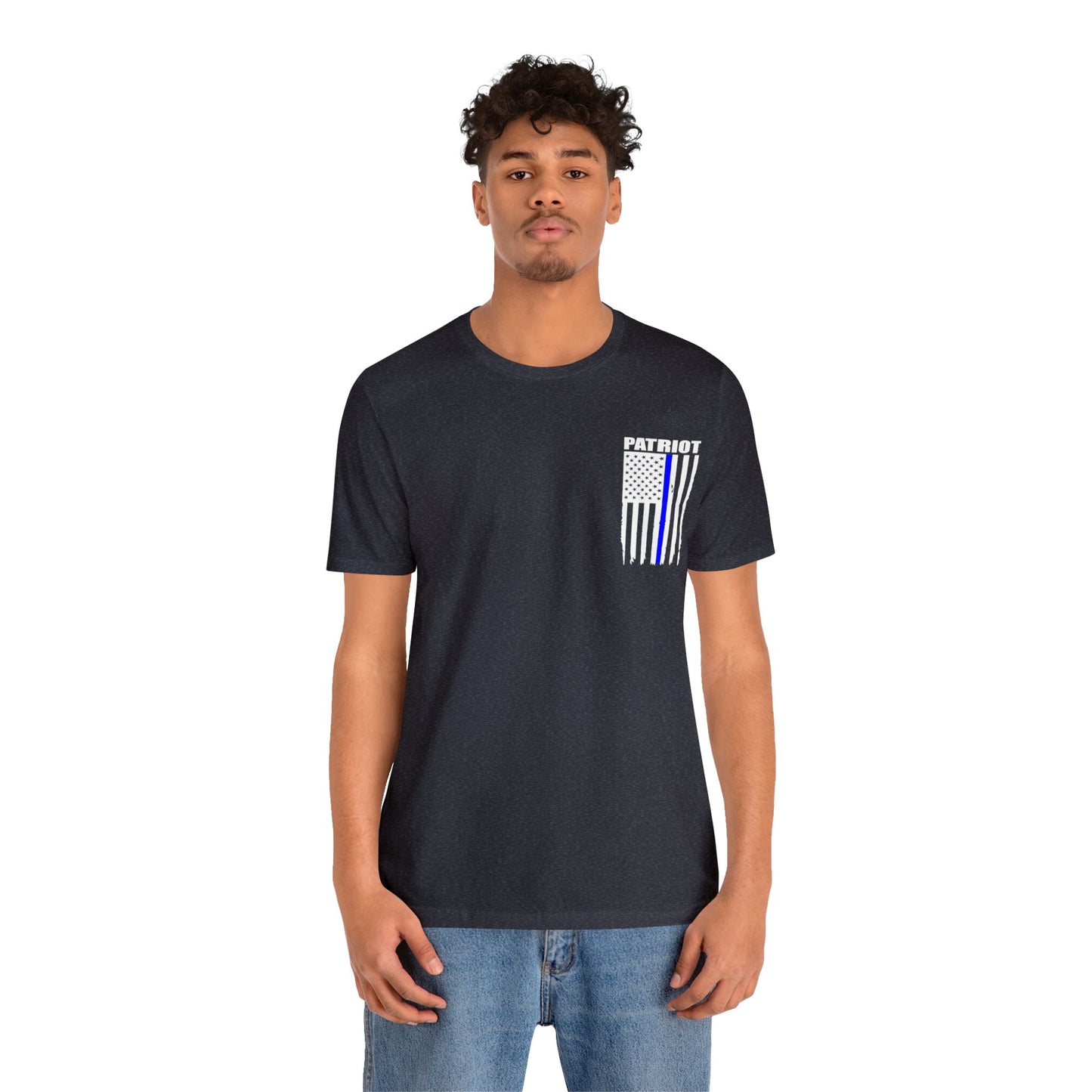 Patriot Collection (Thin Blue Line) - Unisex Fuser T-shirt