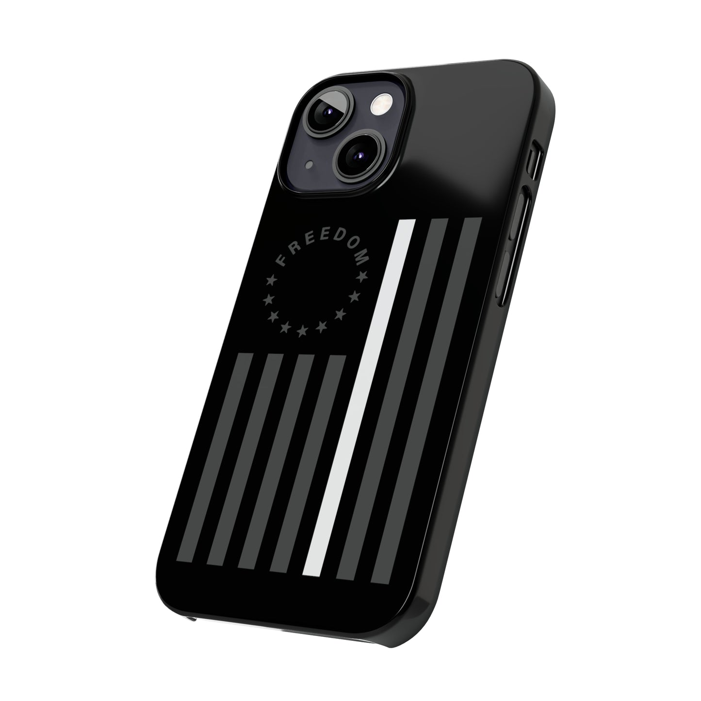 Freedom Collection - (Thin White Line) - iPhone Cases