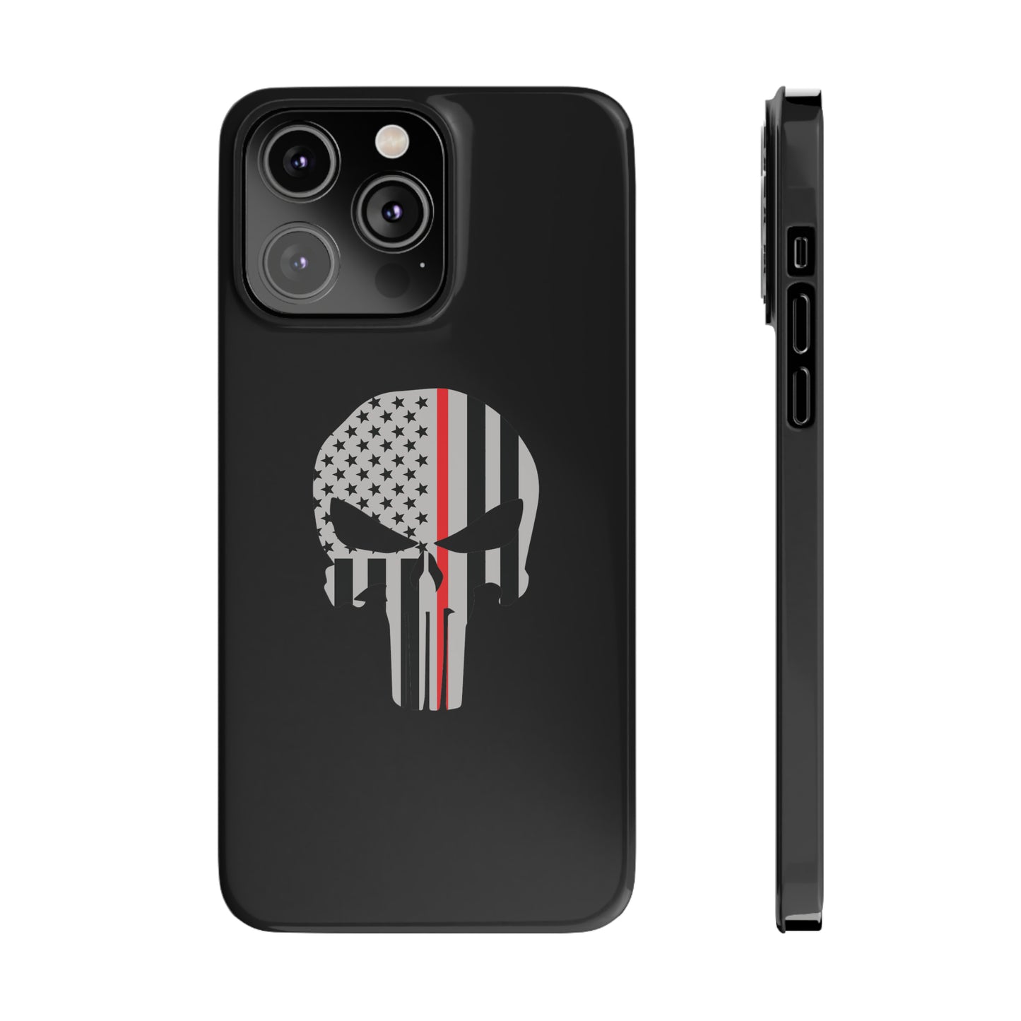 American Punisher Collection (Thin Red Line) - iPhone Cases