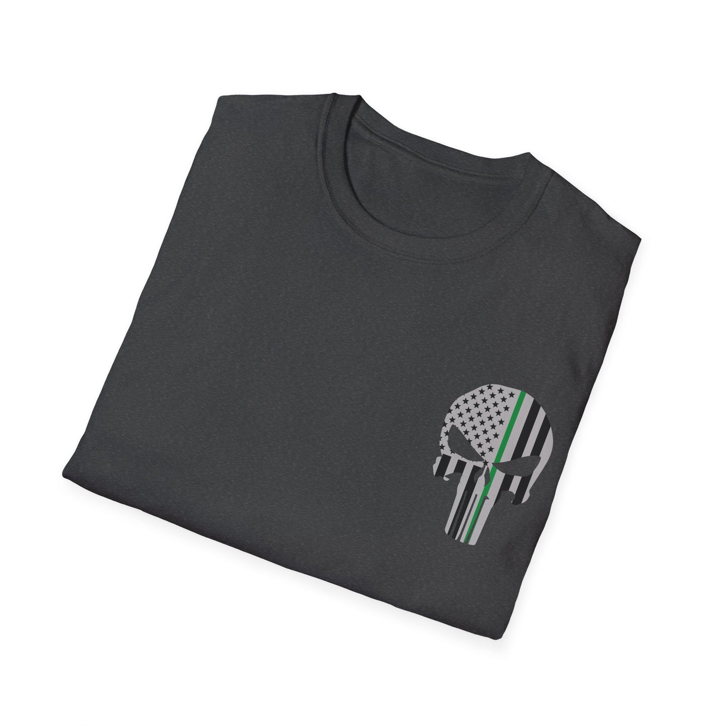 American Punisher Collection (Thin Green Line) - Unisex Softstyle T-Shirt