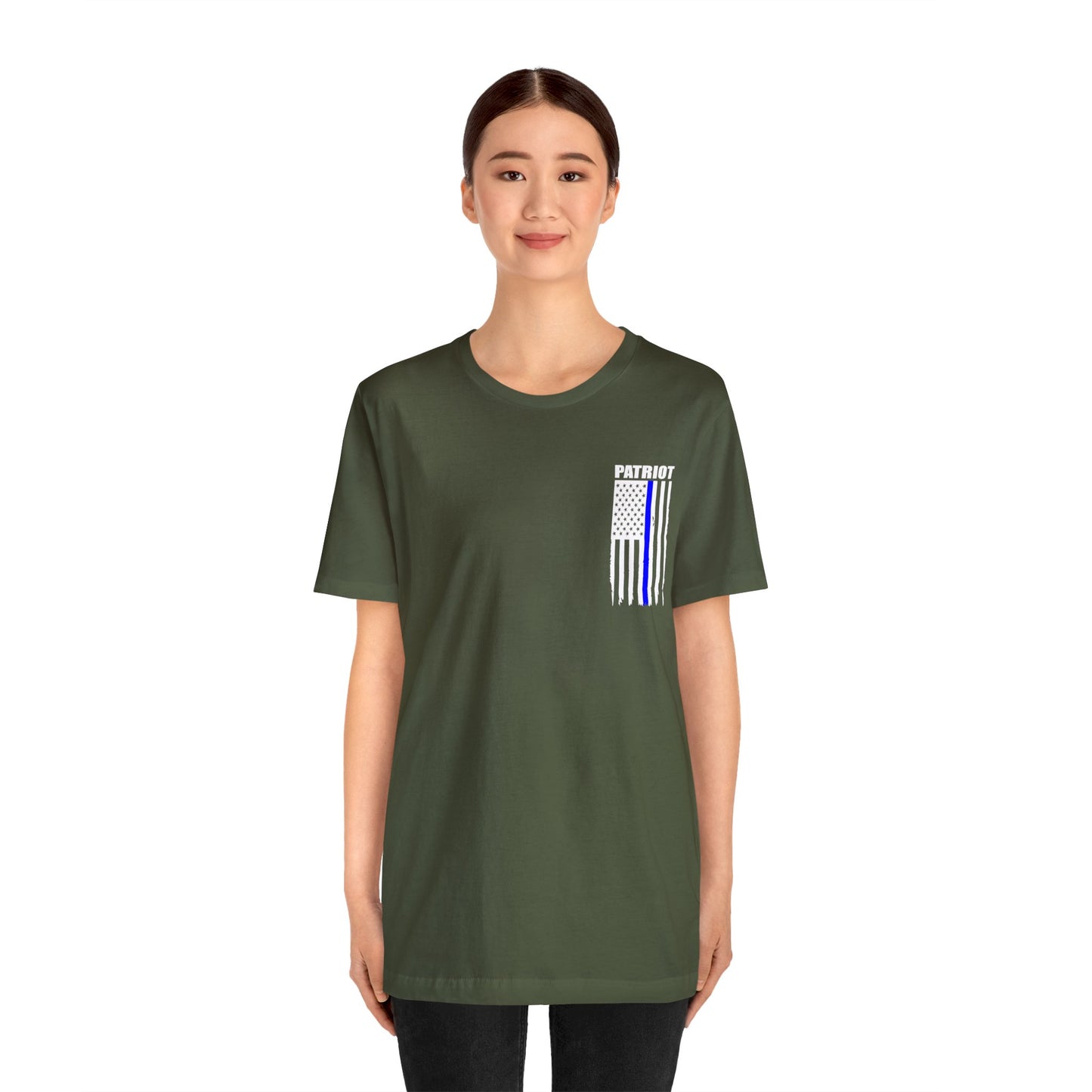 Patriot Collection (Thin Blue Line) - Unisex Fuser T-shirt