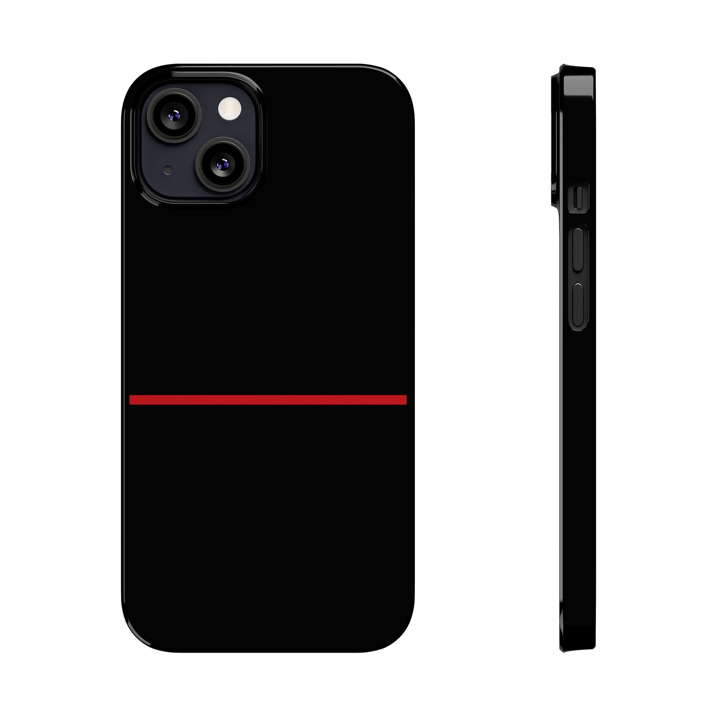 Thin Line Collection (Thin Red Line) - iPhone Cases